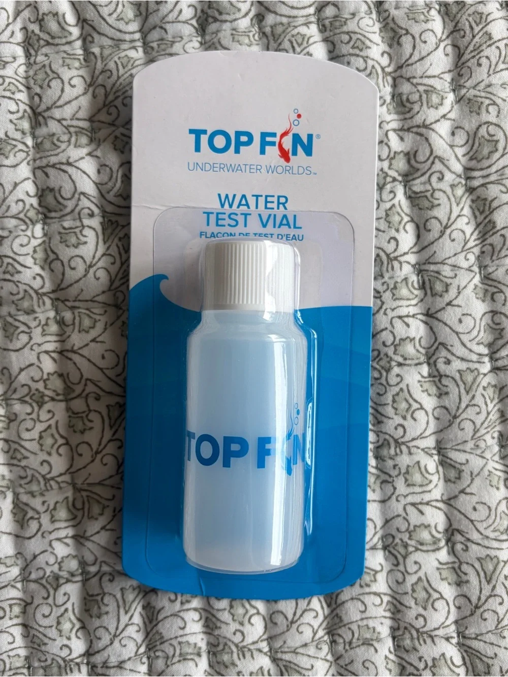TopFin Aquarium Water Test Kit & Floating Leaf Decor